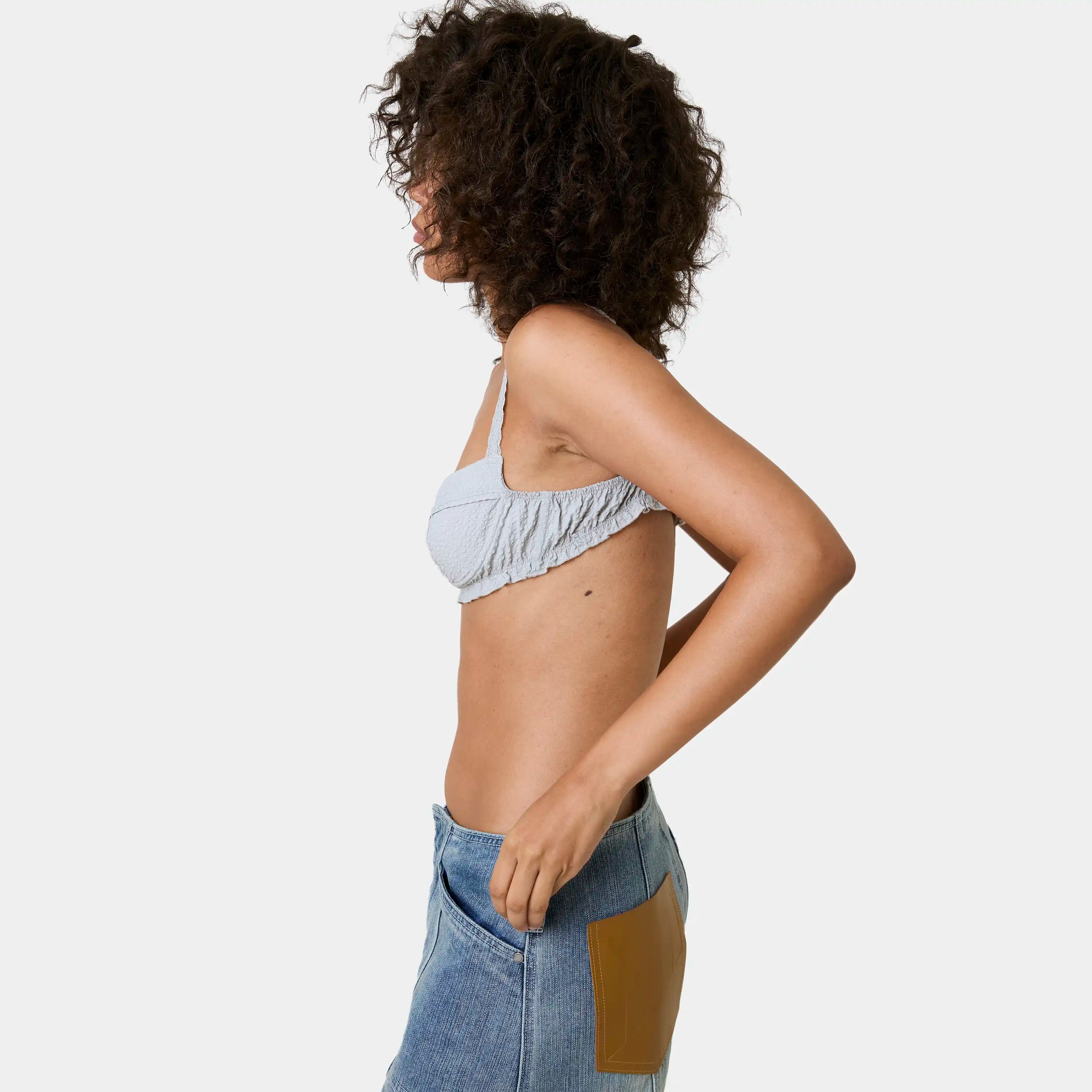 Amalfi Grey Bra Woman Accessories Eme Studios