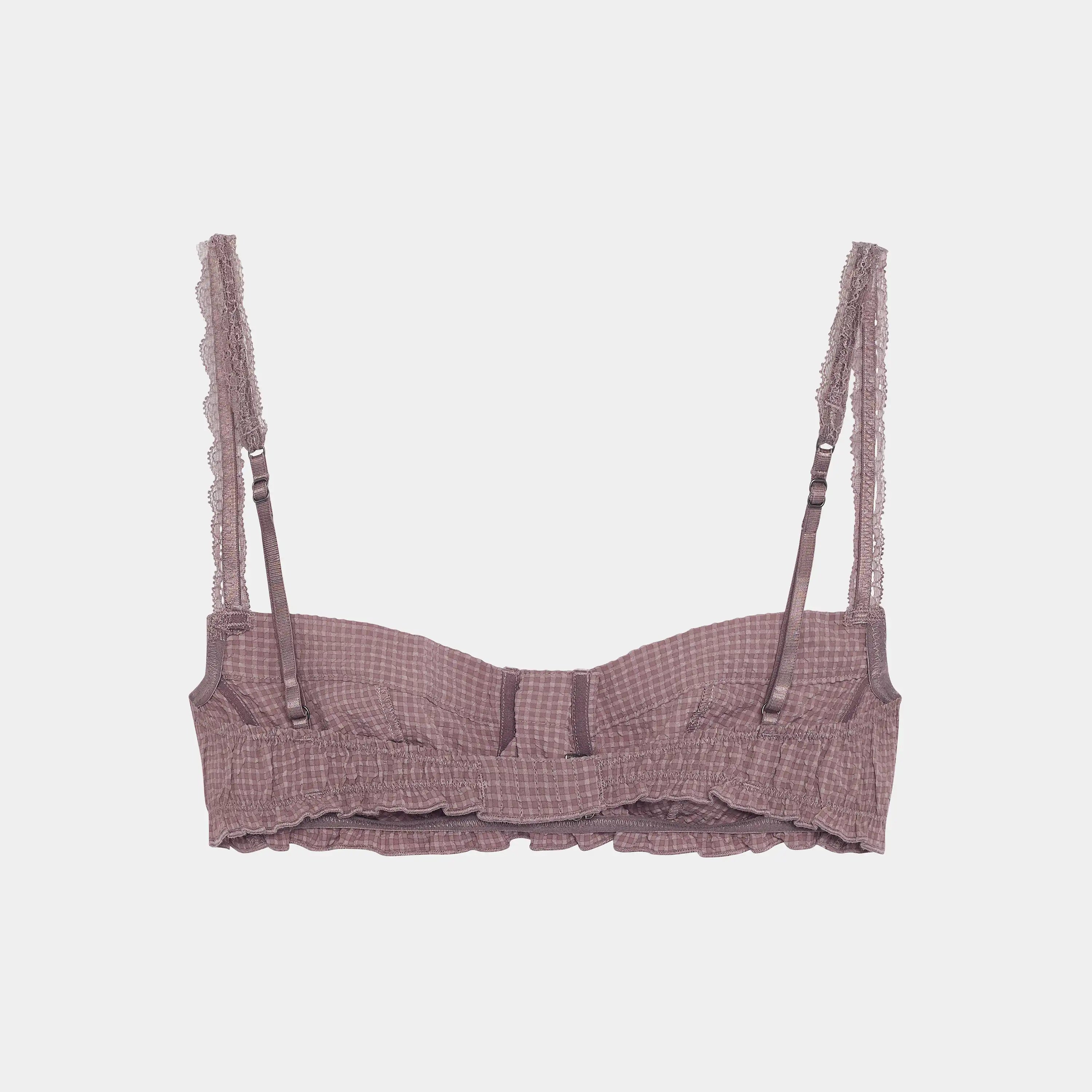 Amalfi Mauve Bra Woman Accessories Eme Studios
