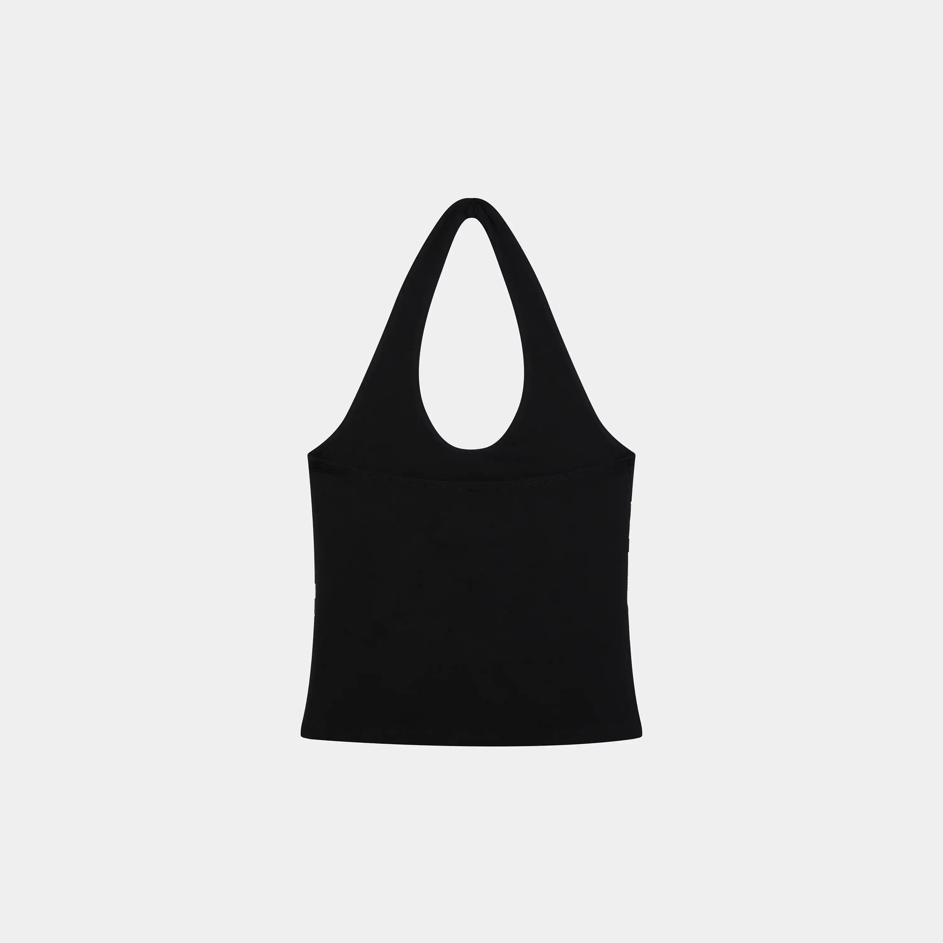 Annona Black Halter Top Woman T-Shirts Eme Studios