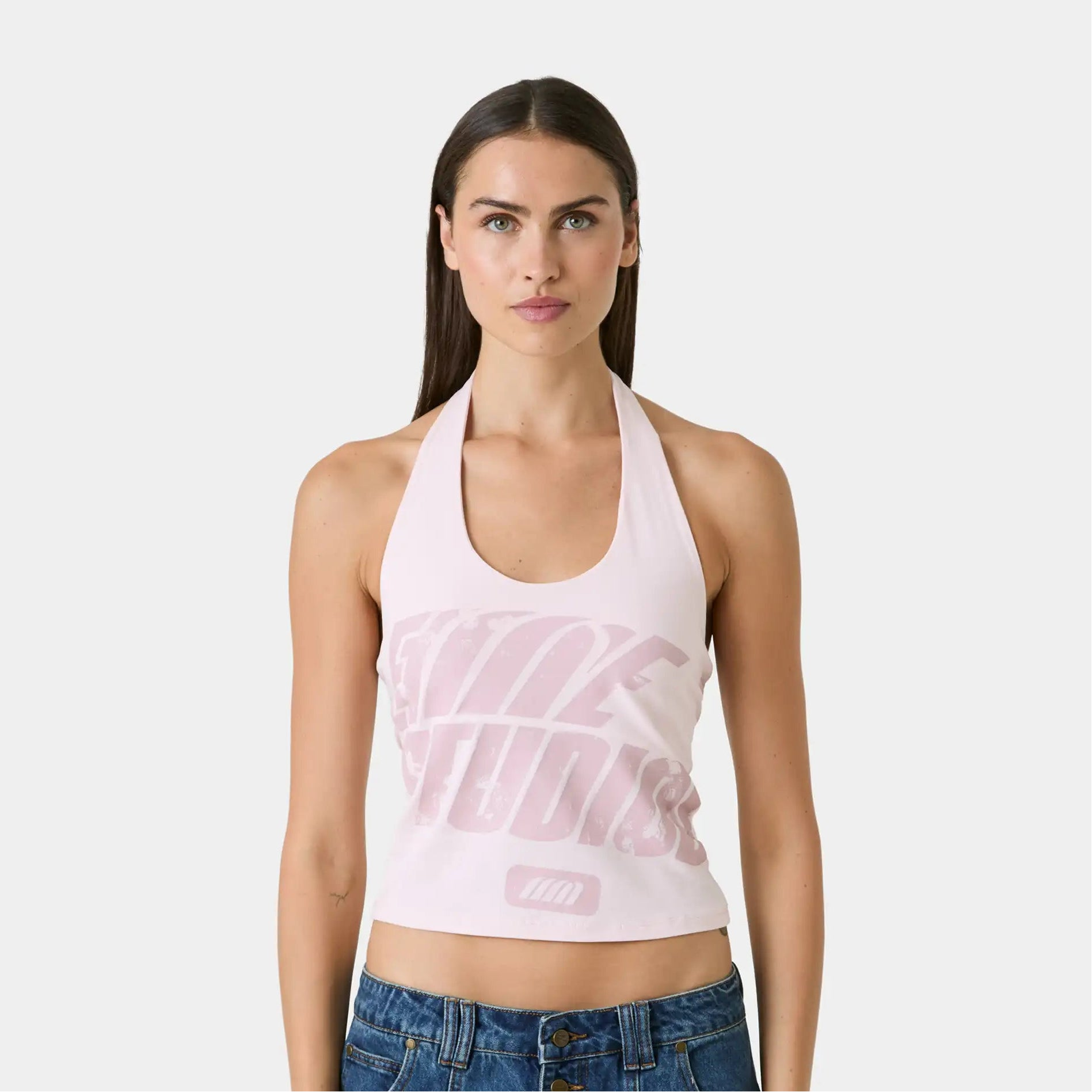 Annona Sugar Halter Top Woman T-Shirts Eme Studios
