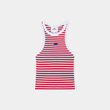 Anny Cherry Striped Tank Top Woman T-Shirts Eme Studios