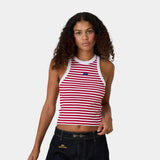 Anny Cherry Striped Tank Top Woman T-Shirts Eme Studios