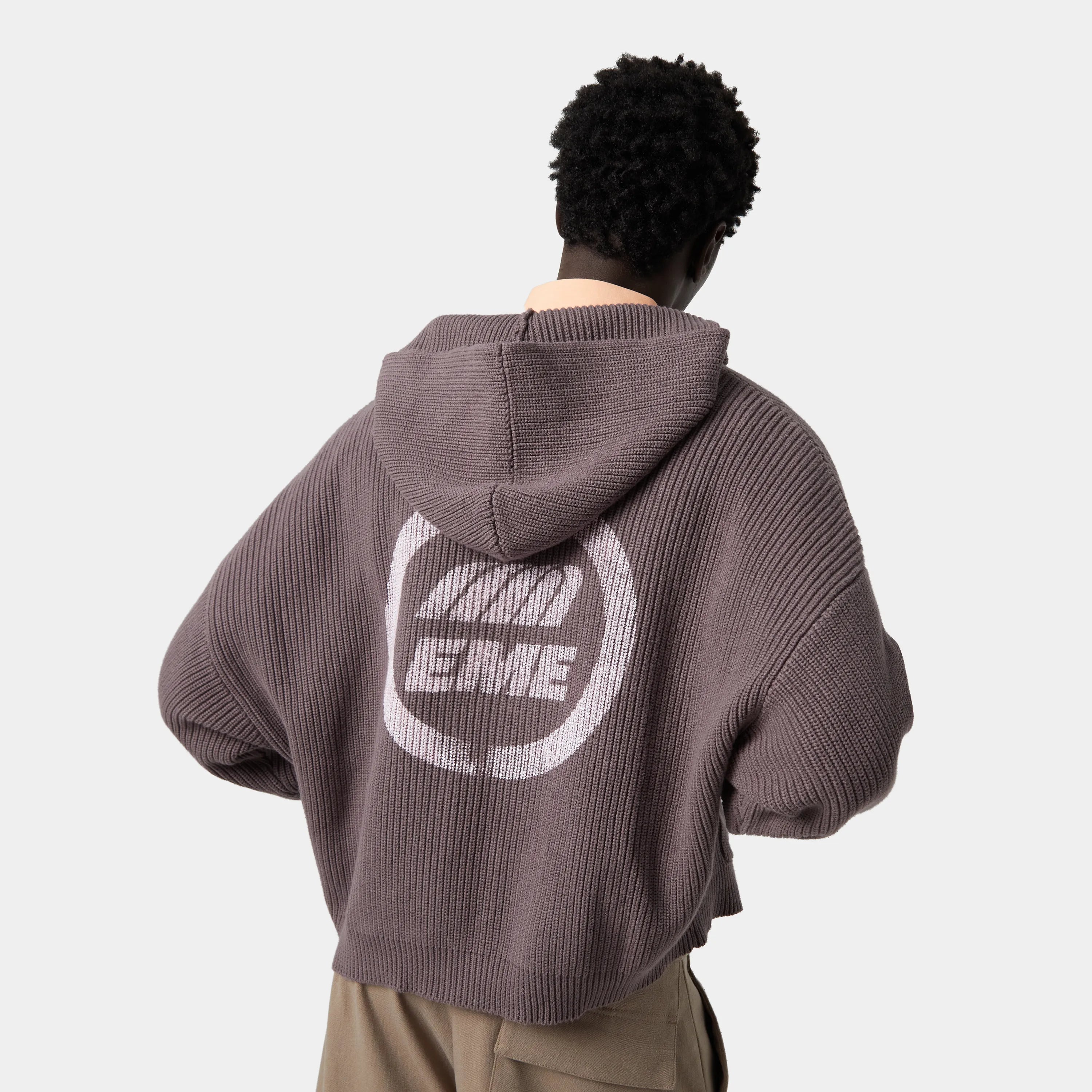 Anon Antracite Zipper Knit Knitwear eme