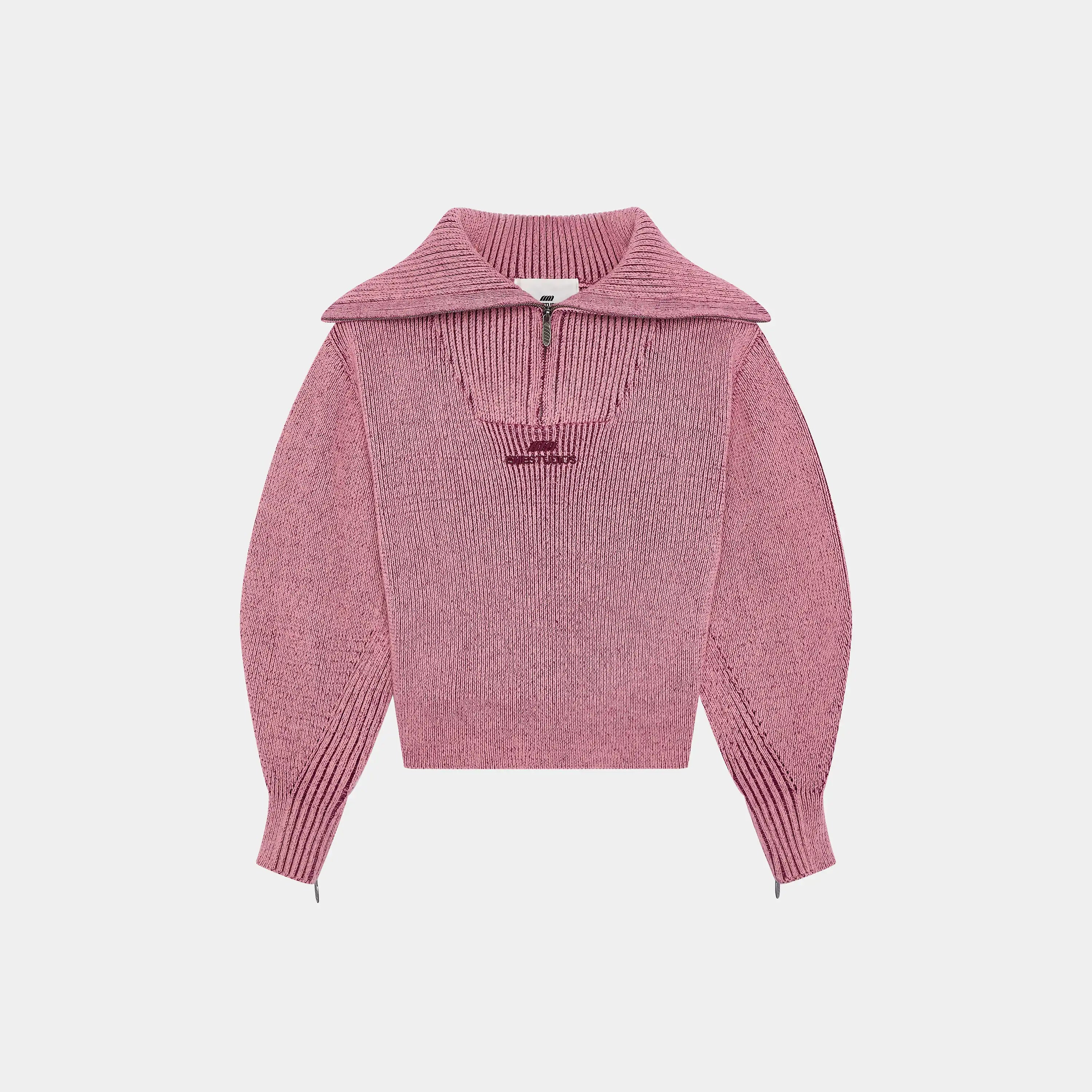 Aria Cotton Candy Zipper Knit