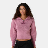 Aria Cotton Candy Zipper Knit Woman Knitwear Eme Studios
