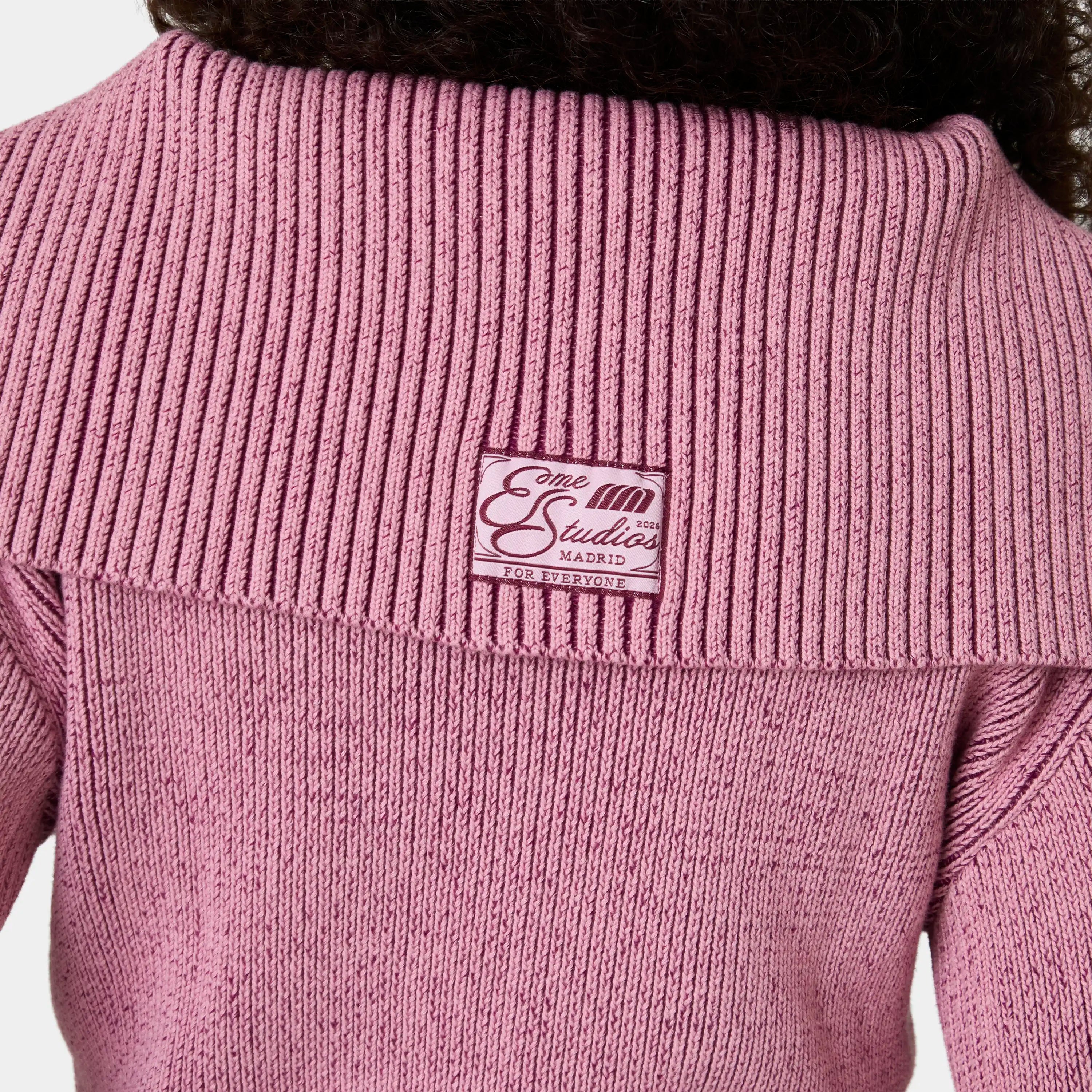 Aria Cotton Candy Zipper Knit Woman Knitwear Eme Studios