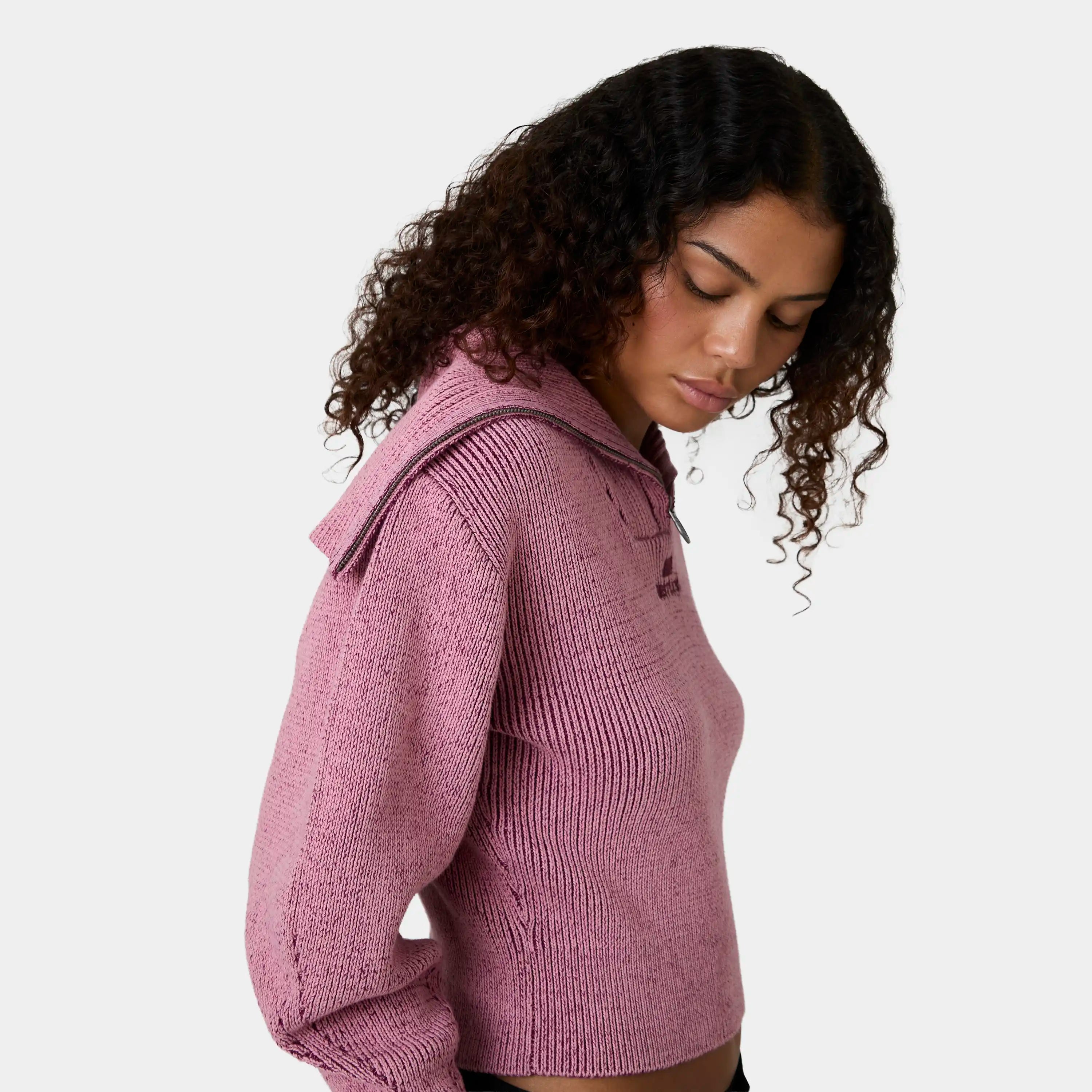Aria Cotton Candy Zipper Knit Woman Knitwear Eme Studios