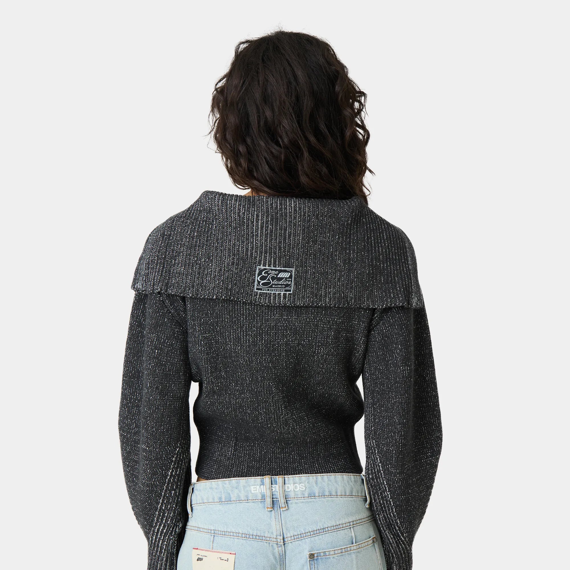 Aria Shadow Zipper Knit Woman Knitwear Eme Studios