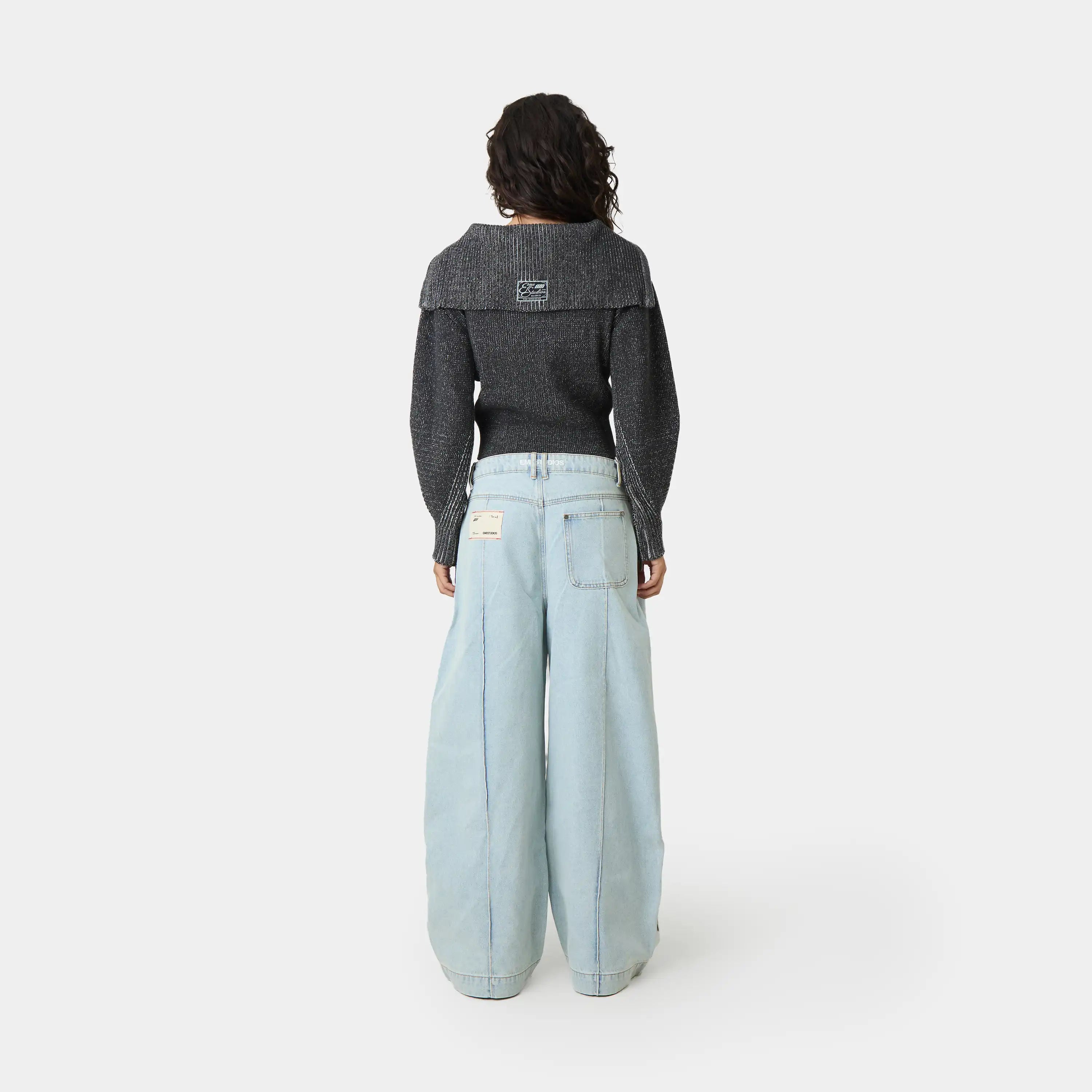 Aria Shadow Zipper Knit Woman Knitwear Eme Studios