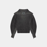 Aria Shadow Zipper Knit Woman Knitwear Eme Studios
