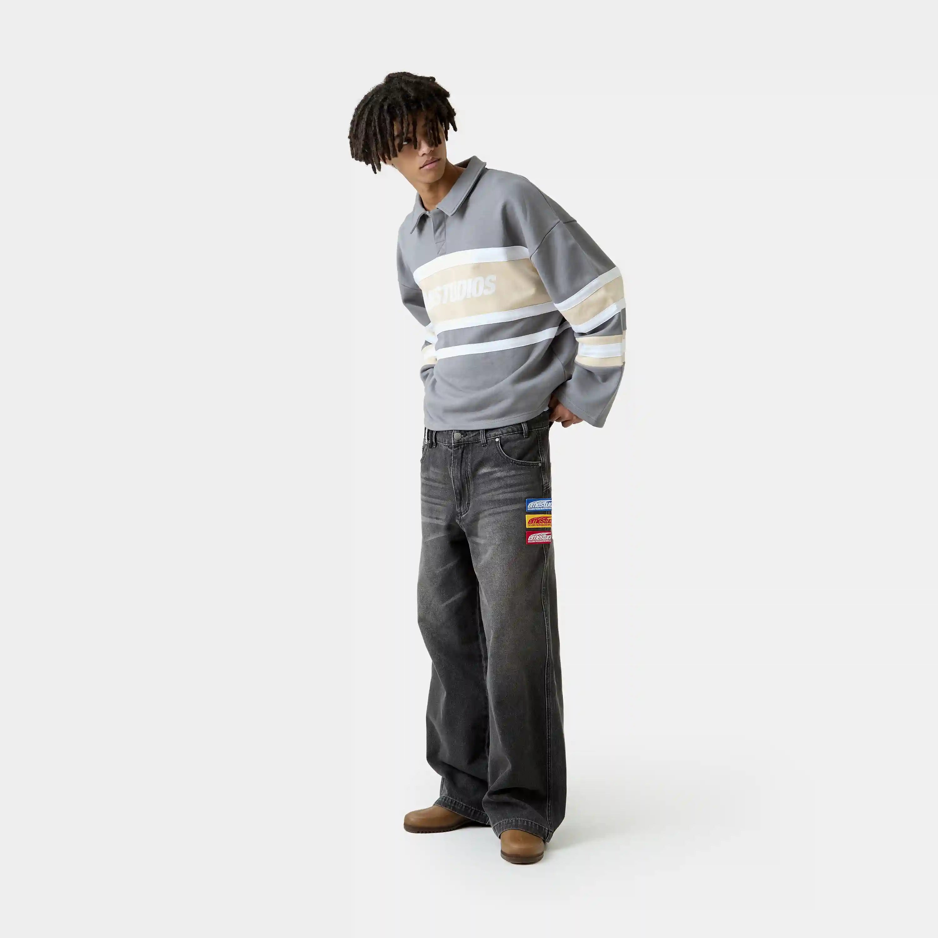 Bachatas Birch Polo Crewneck Sweatshirts Eme Studios