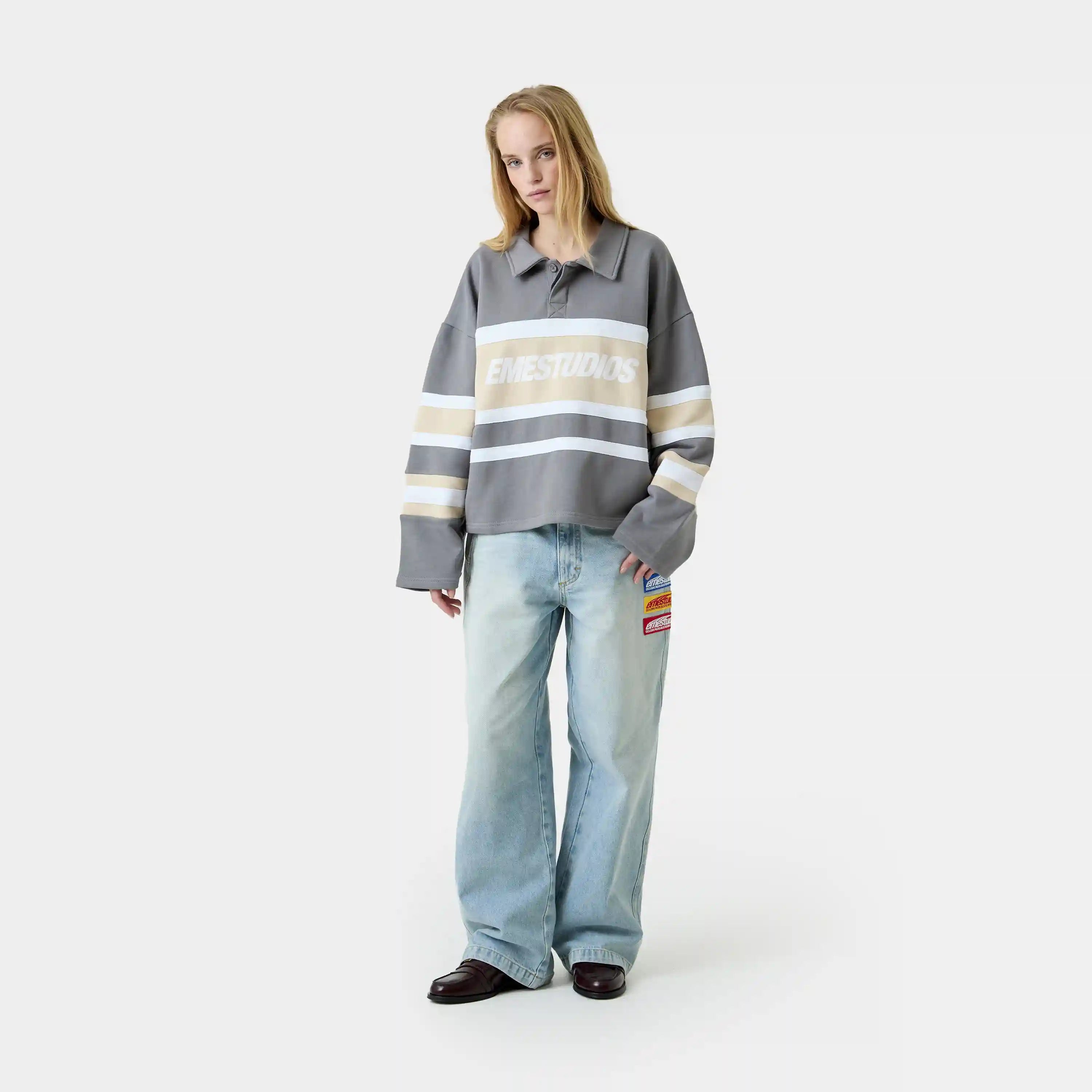 Bachatas Birch Polo Crewneck Sweatshirts Eme Studios