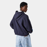 Badge Navy Full Zip Hoodies eme