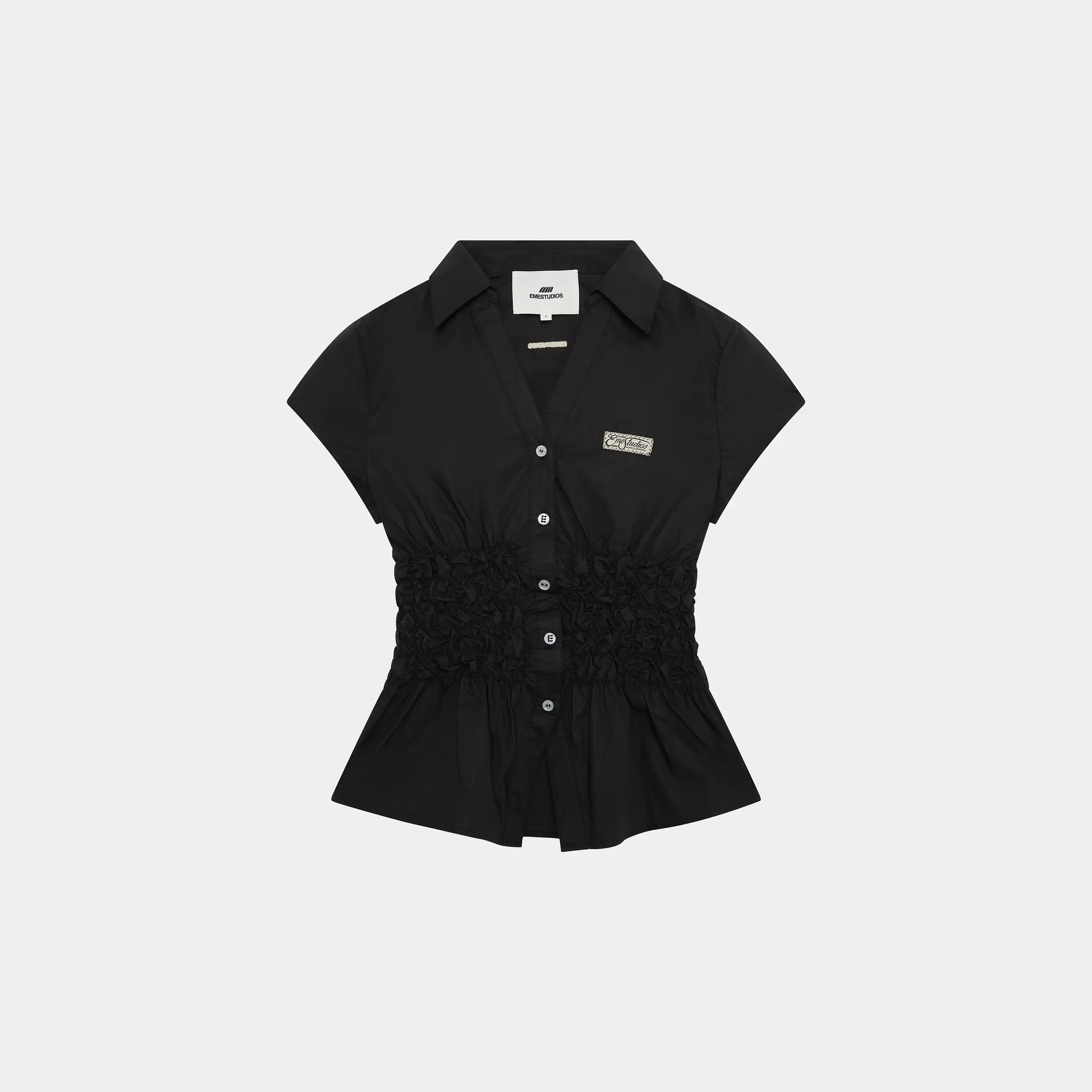 Baily Black Shirt Woman Shirts Eme Studios
