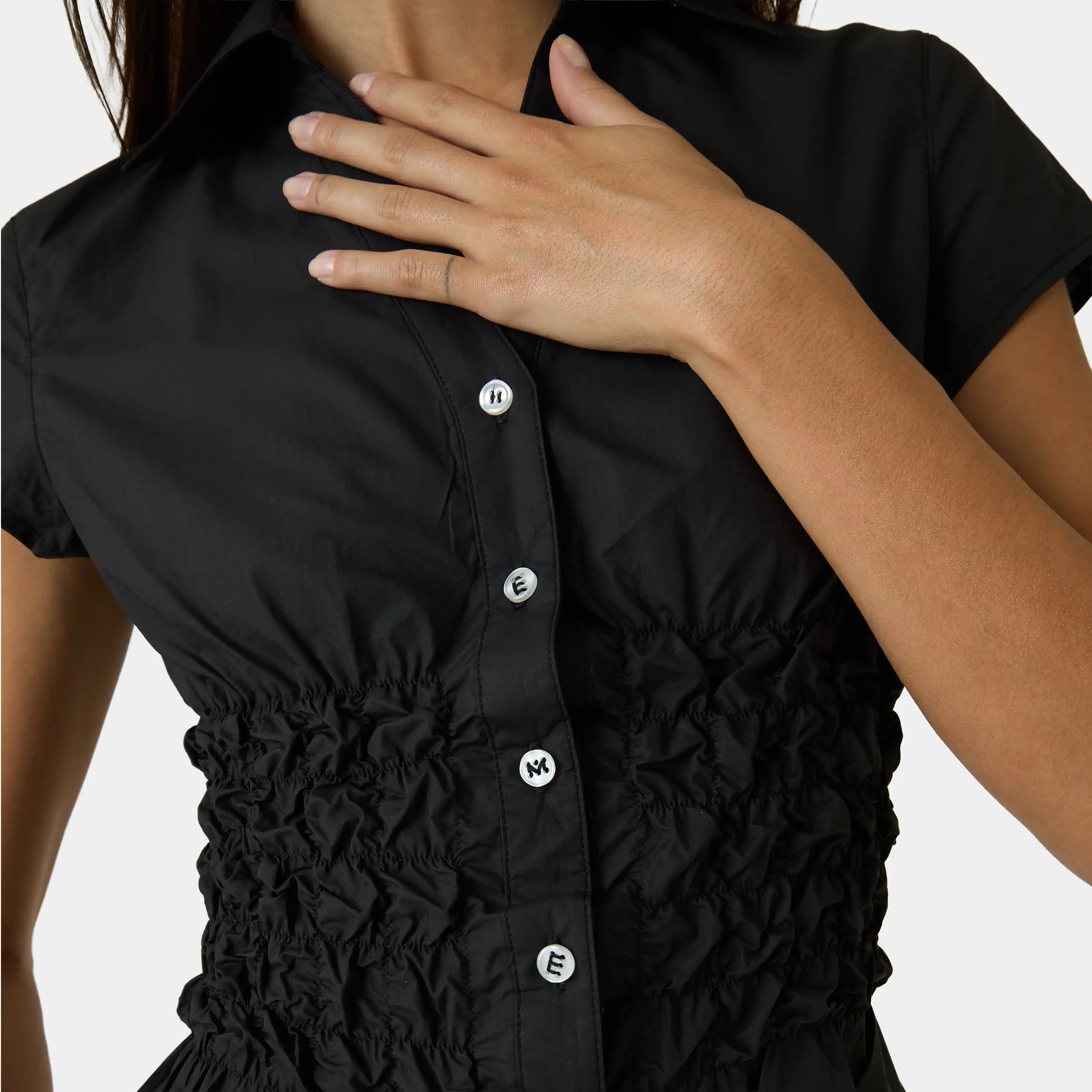 Baily Black Shirt Woman Shirts Eme Studios