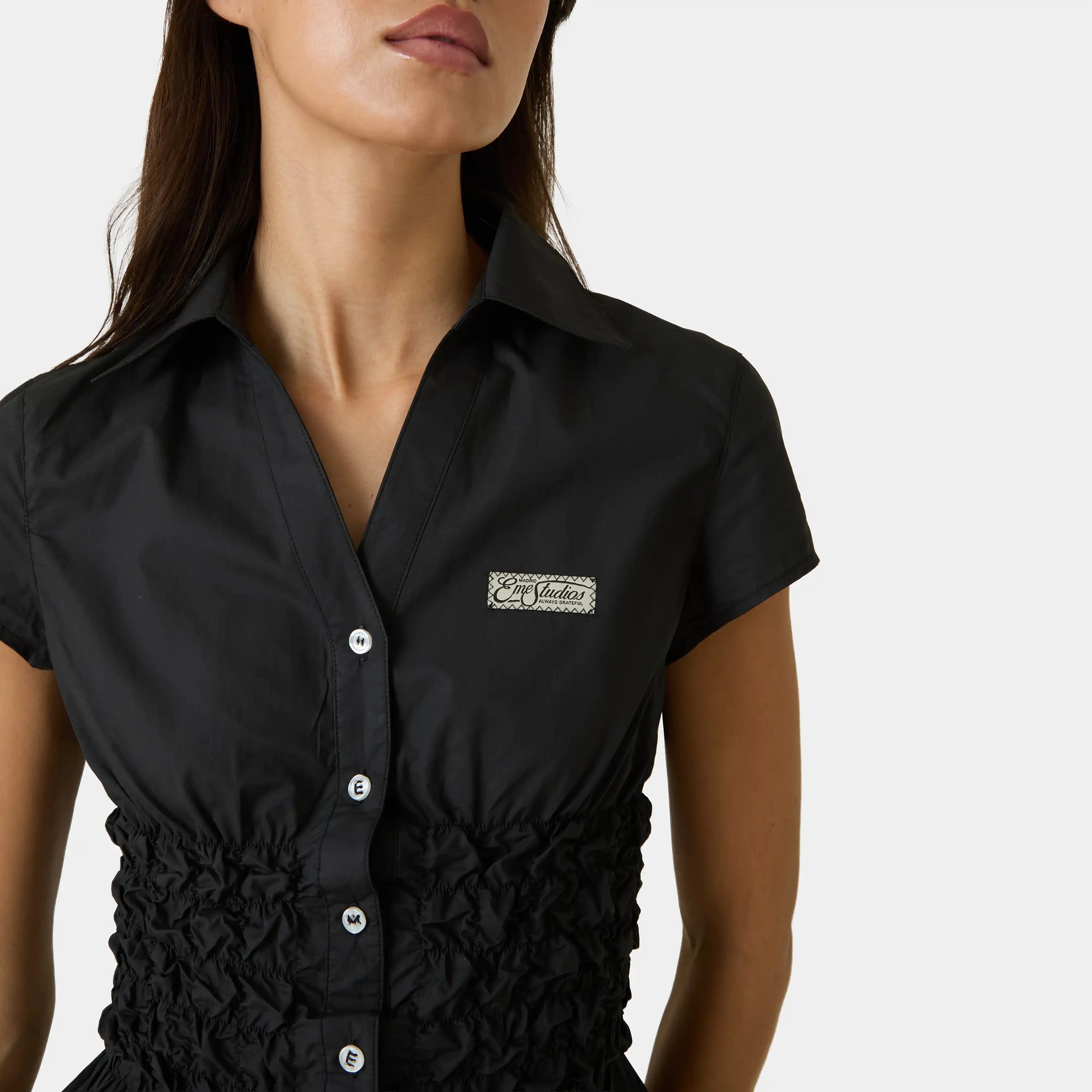 Baily Black Shirt Woman Shirts Eme Studios