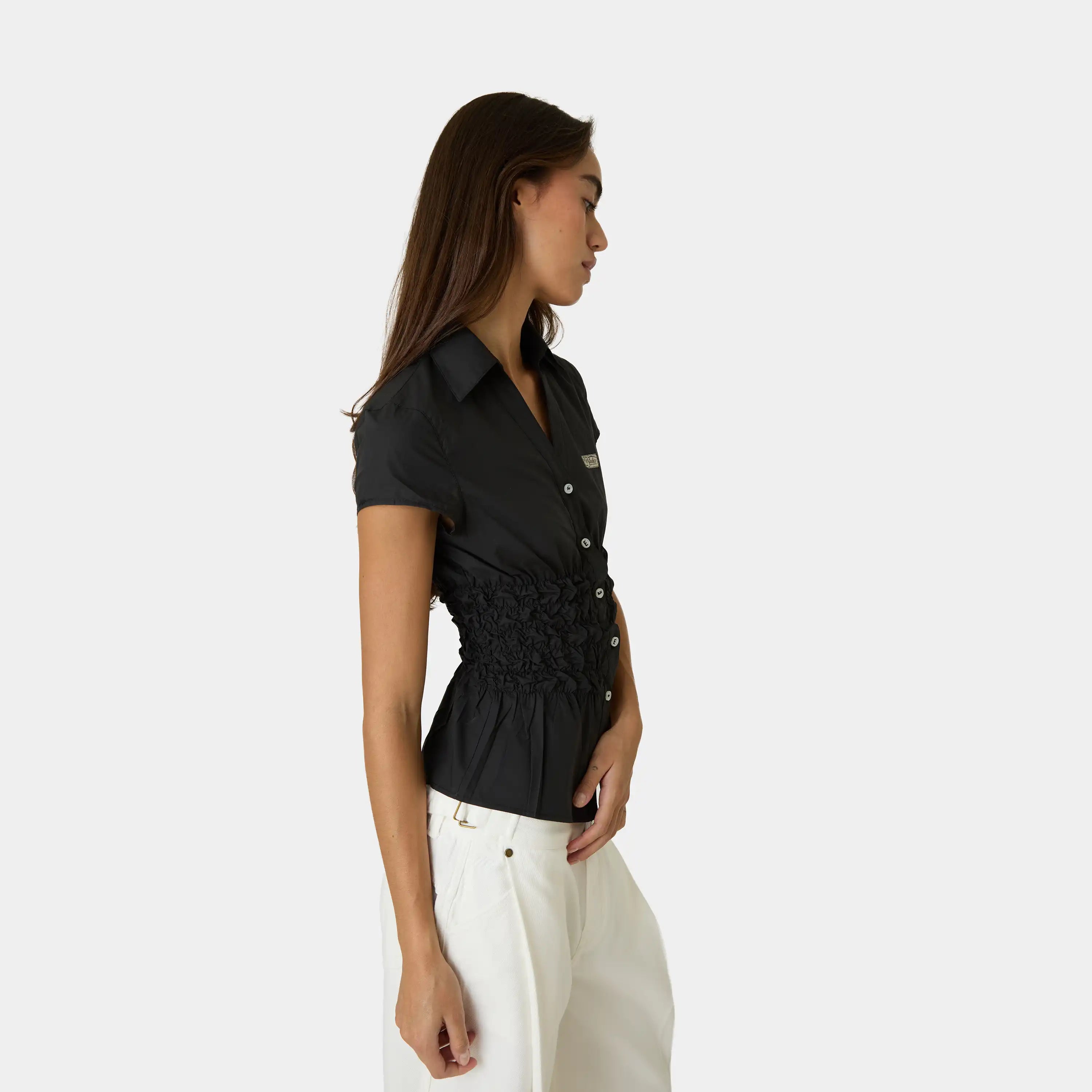 Baily Black Shirt Woman Shirts Eme Studios