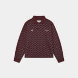 Barry Burgundy Polo Knitwear Eme Studios