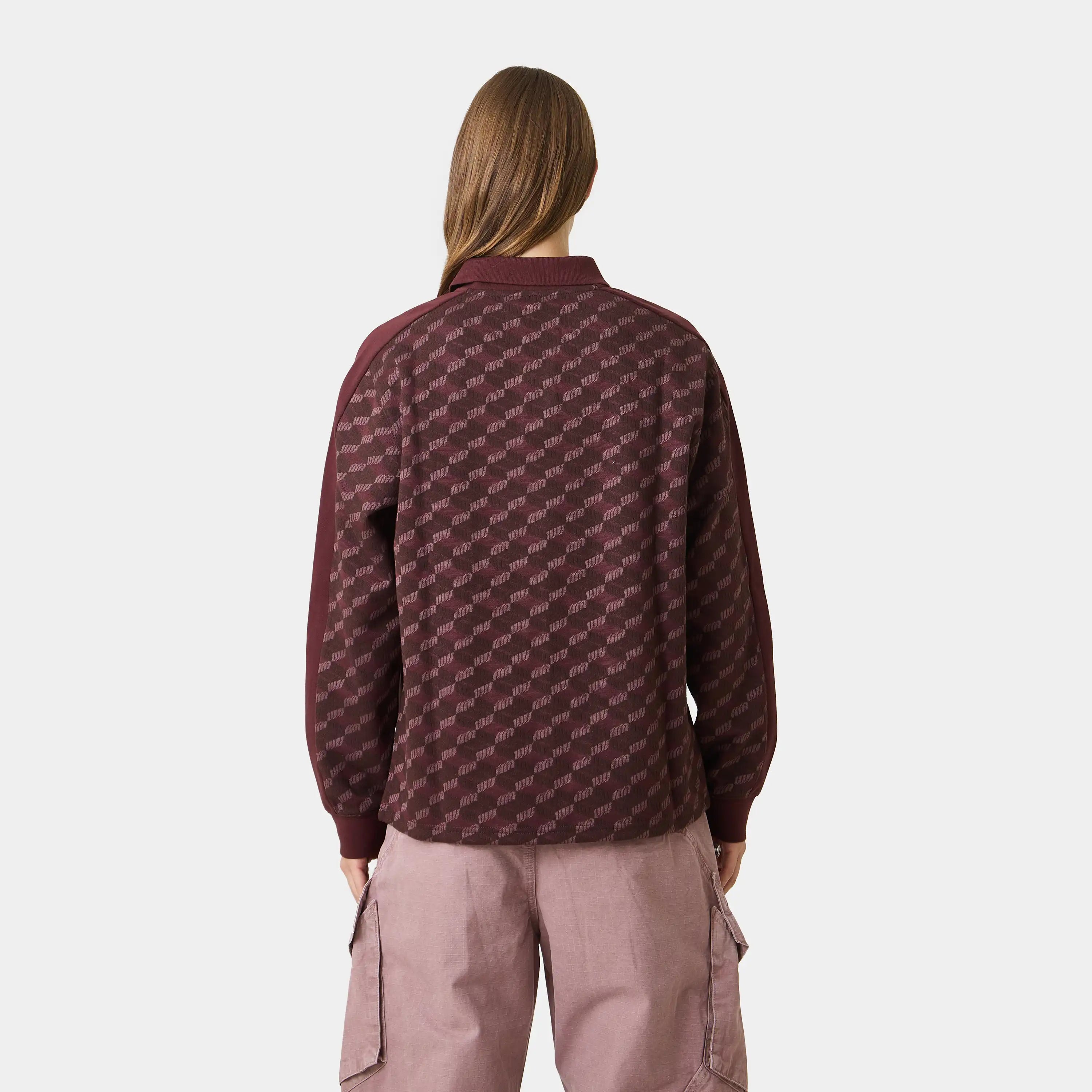 Barry Burgundy Polo Knitwear Eme Studios