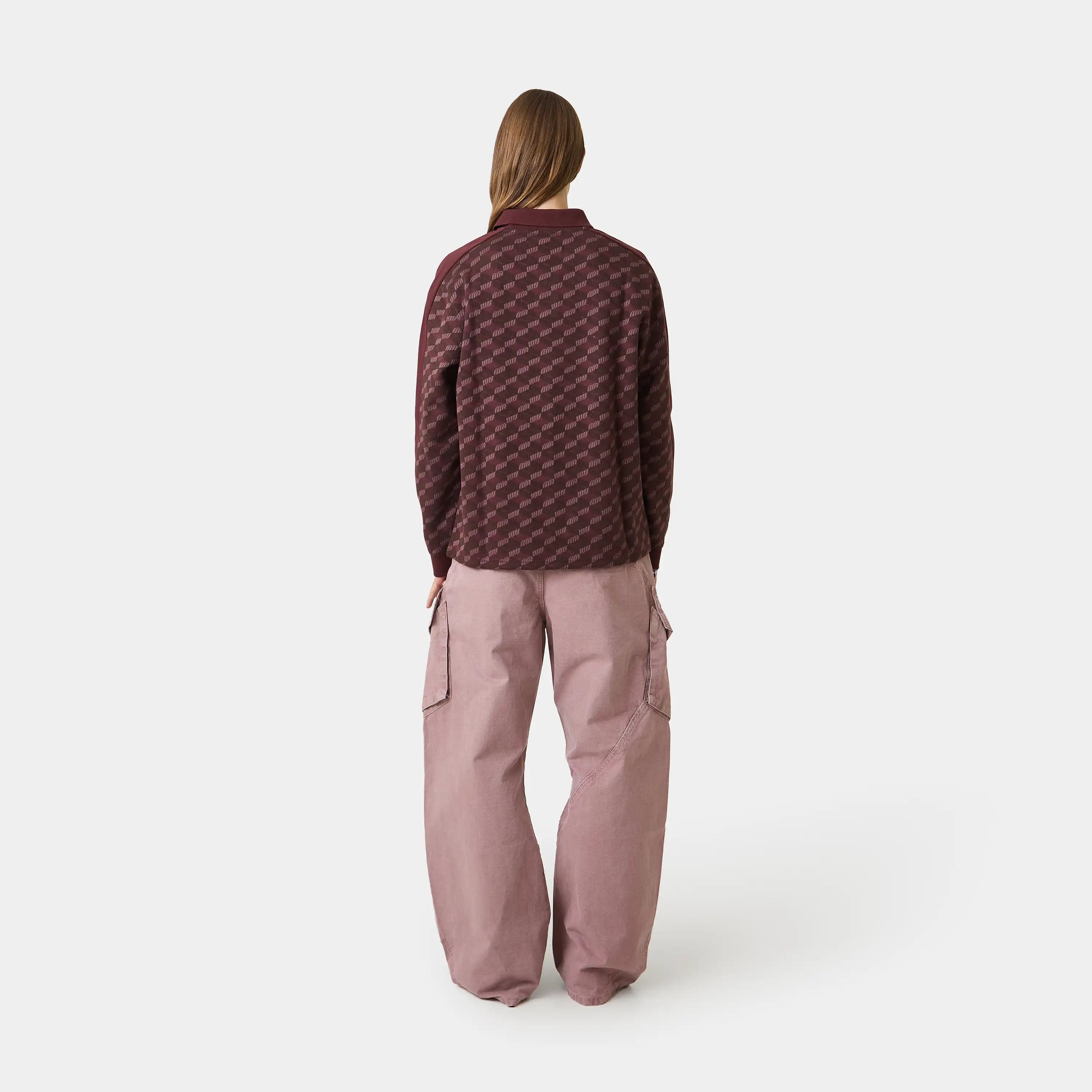 Barry Burgundy Polo Knitwear Eme Studios