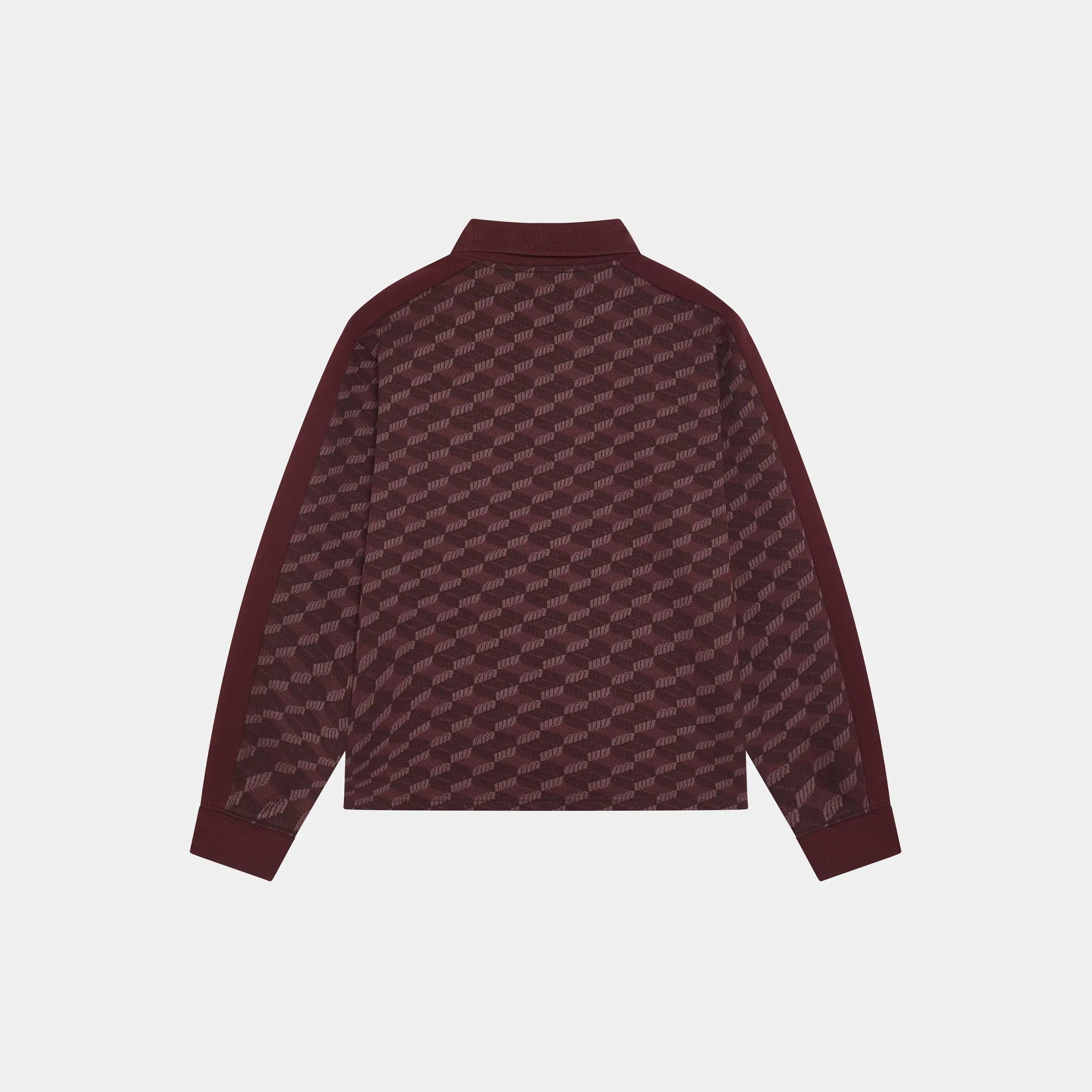 Barry Burgundy Polo Knitwear Eme Studios