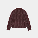 Barry Burgundy Polo Knitwear Eme Studios