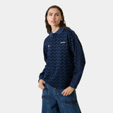 Barry Navy Polo Knitwear Eme Studios