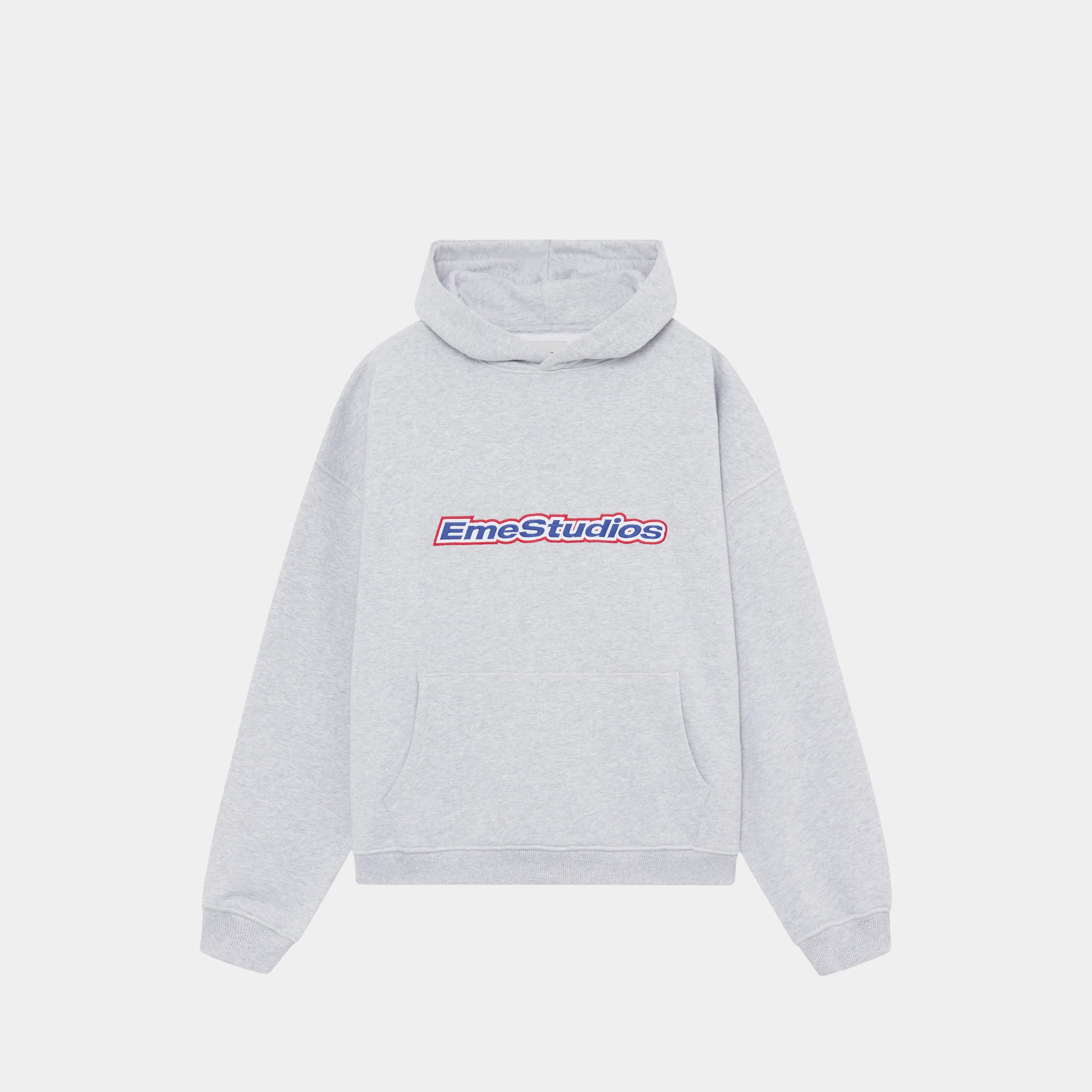 Box Heather Grey Oversized Hoodie Hoodies eme