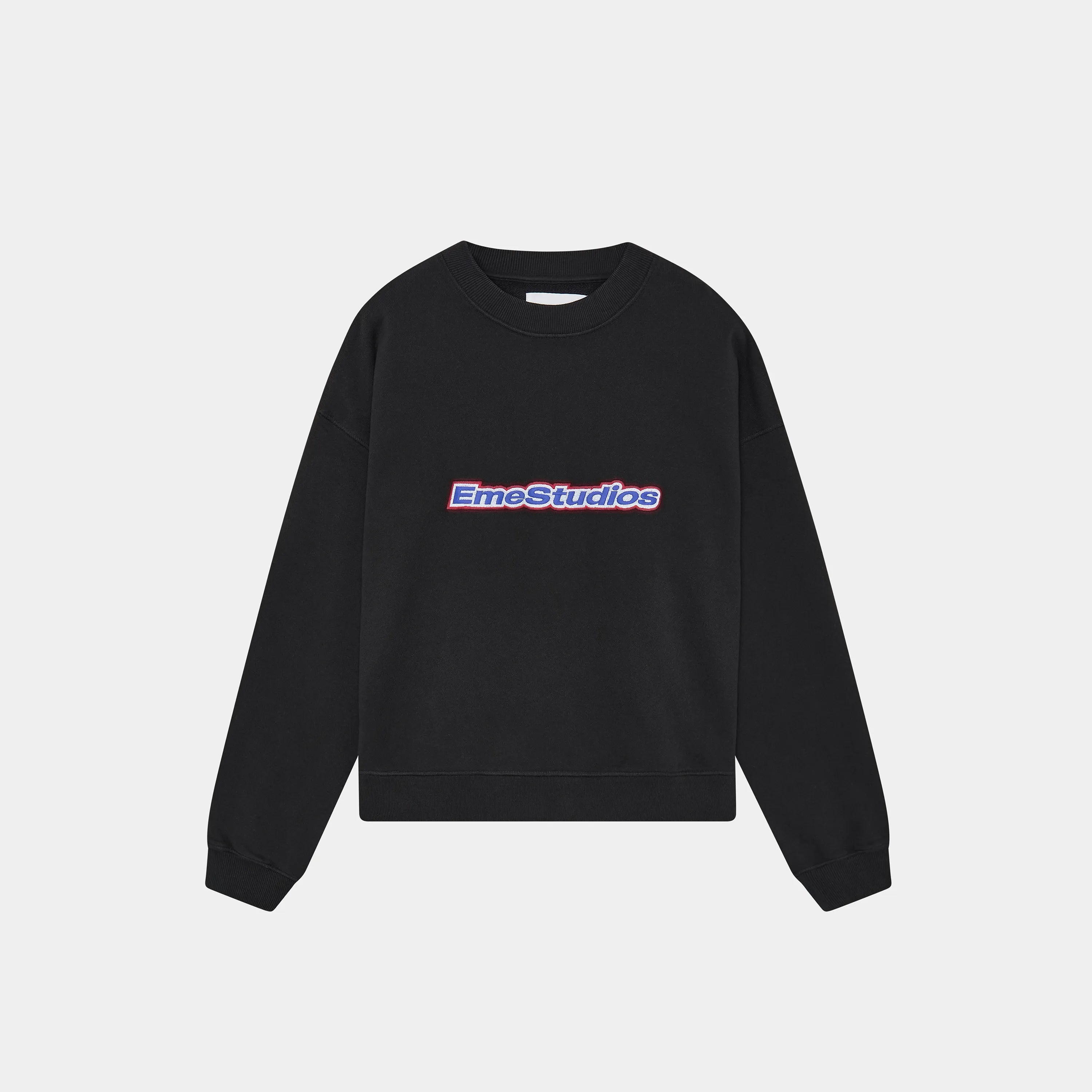 Box Shadow Oversized Crewneck Sweatshirts eme