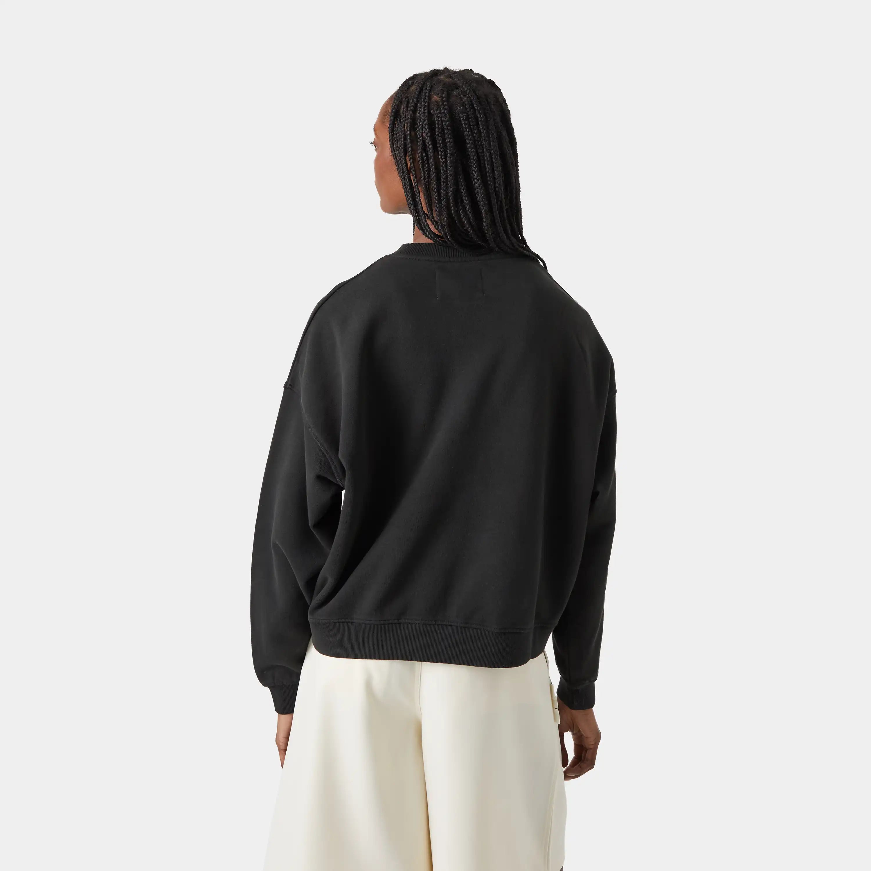 Box Shadow Oversized Crewneck Sweatshirts eme