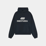 Brook Navy Oversized Hoodie Hoodies Eme Studios