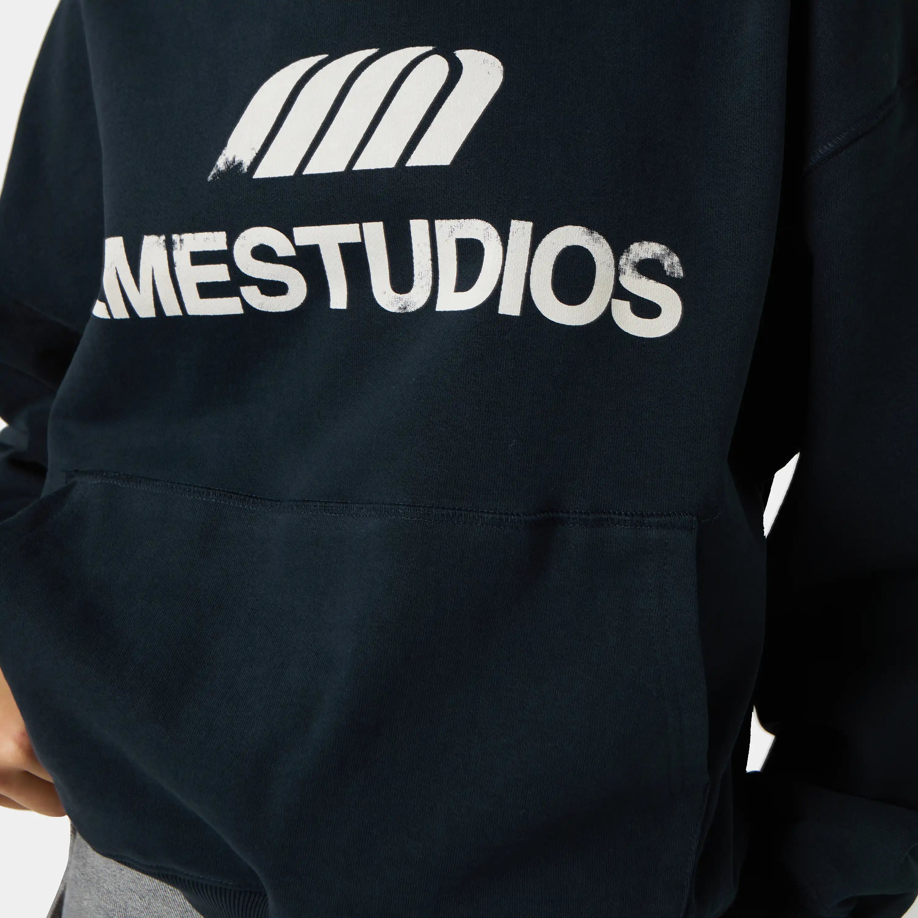 Brook Navy Oversized Hoodie Hoodies Eme Studios