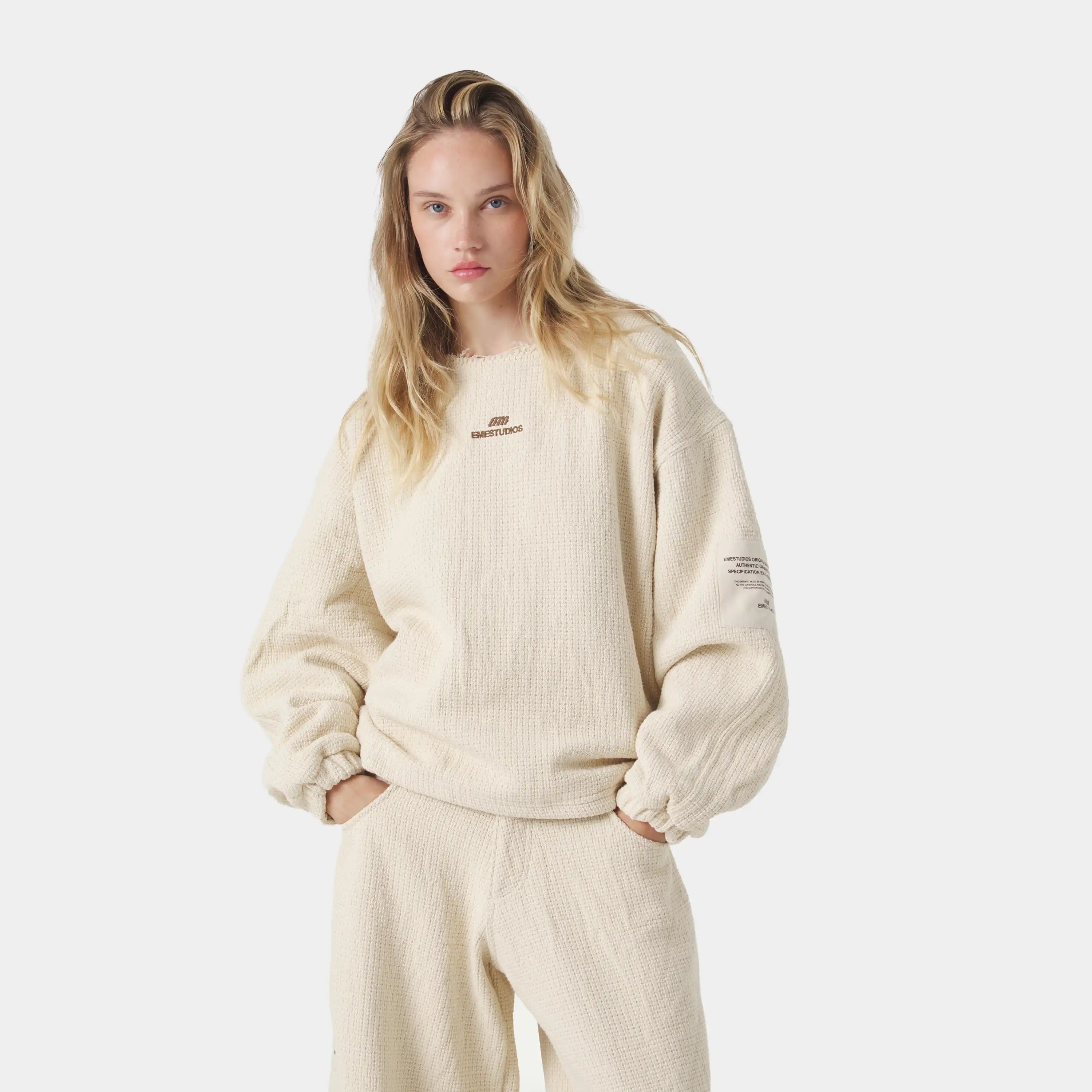 Brulee Oversized Crewneck Sweatshirts Eme Studios
