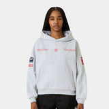Building Heather Grey Oversized Hoodie Hoodies Eme Studios