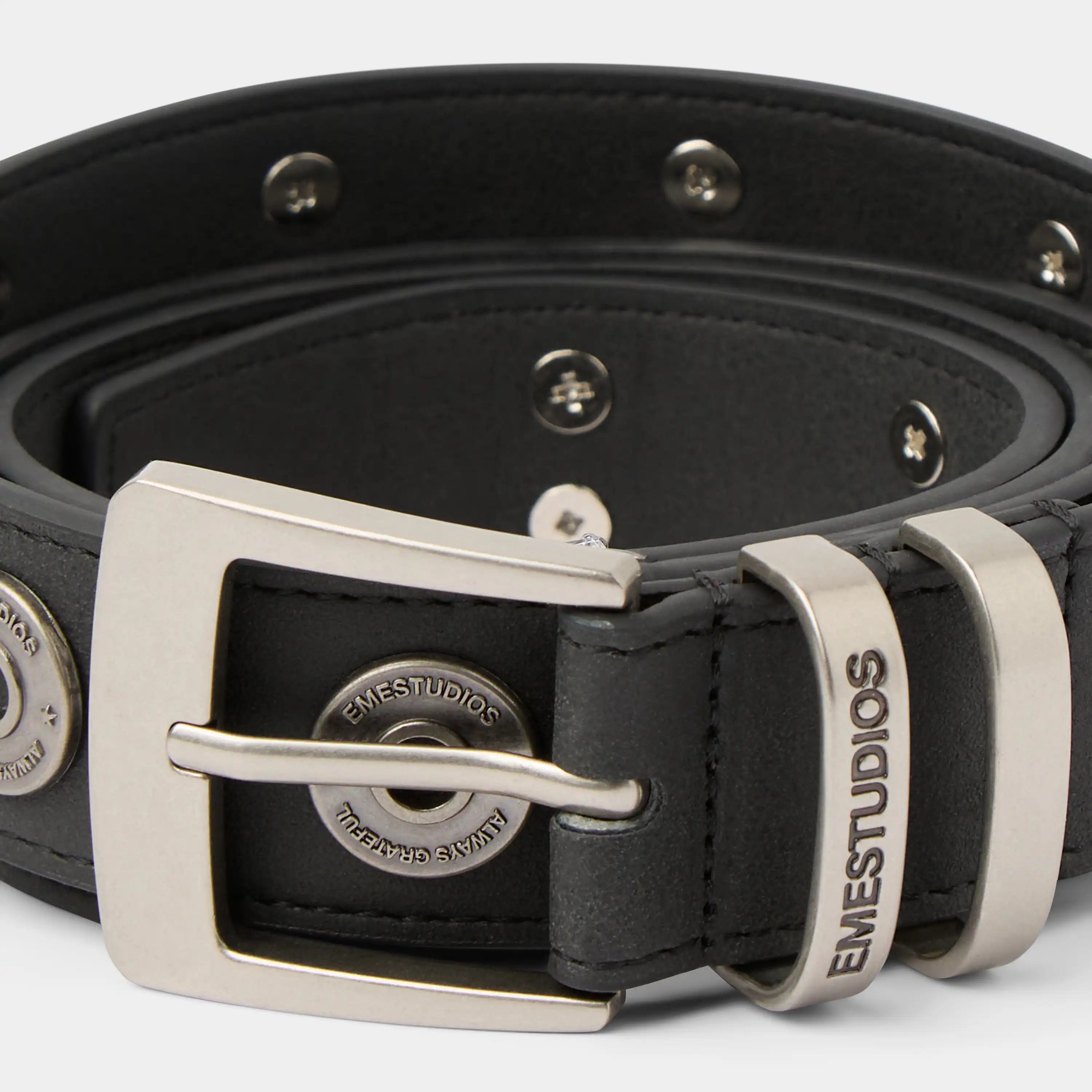 Bullet Black Belt Accesories Eme Studios