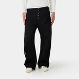 Button Black Pants Pants Eme Studios