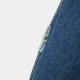 Button Blue Denim Pants Pants Eme Studios
