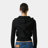 Cala Black Zipper Knit Woman Knitwear Eme Studios