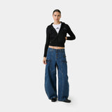 Cala Black Zipper Knit Woman Knitwear Eme Studios