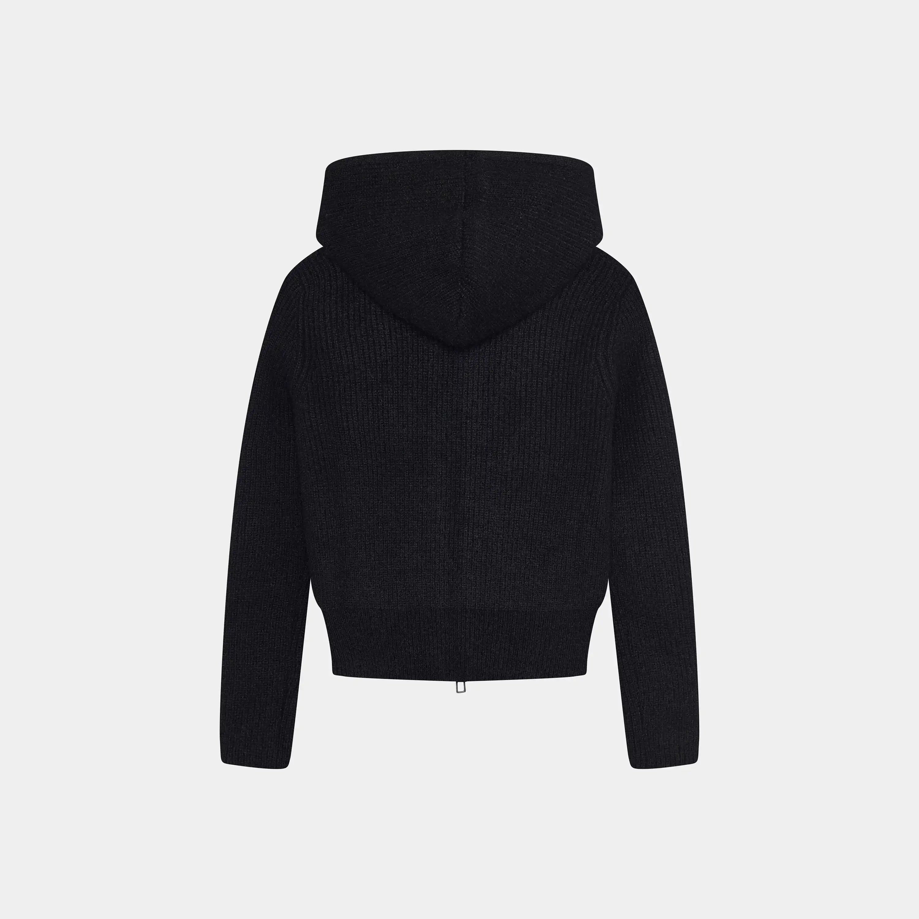 Cala Black Zipper Knit Woman Knitwear Eme Studios
