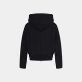 Cala Black Zipper Knit Woman Knitwear Eme Studios
