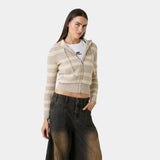 Cala Striped Zipper Knit Woman Knitwear Eme Studios