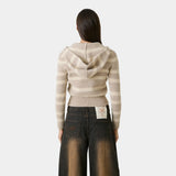 Cala Striped Zipper Knit Woman Knitwear Eme Studios