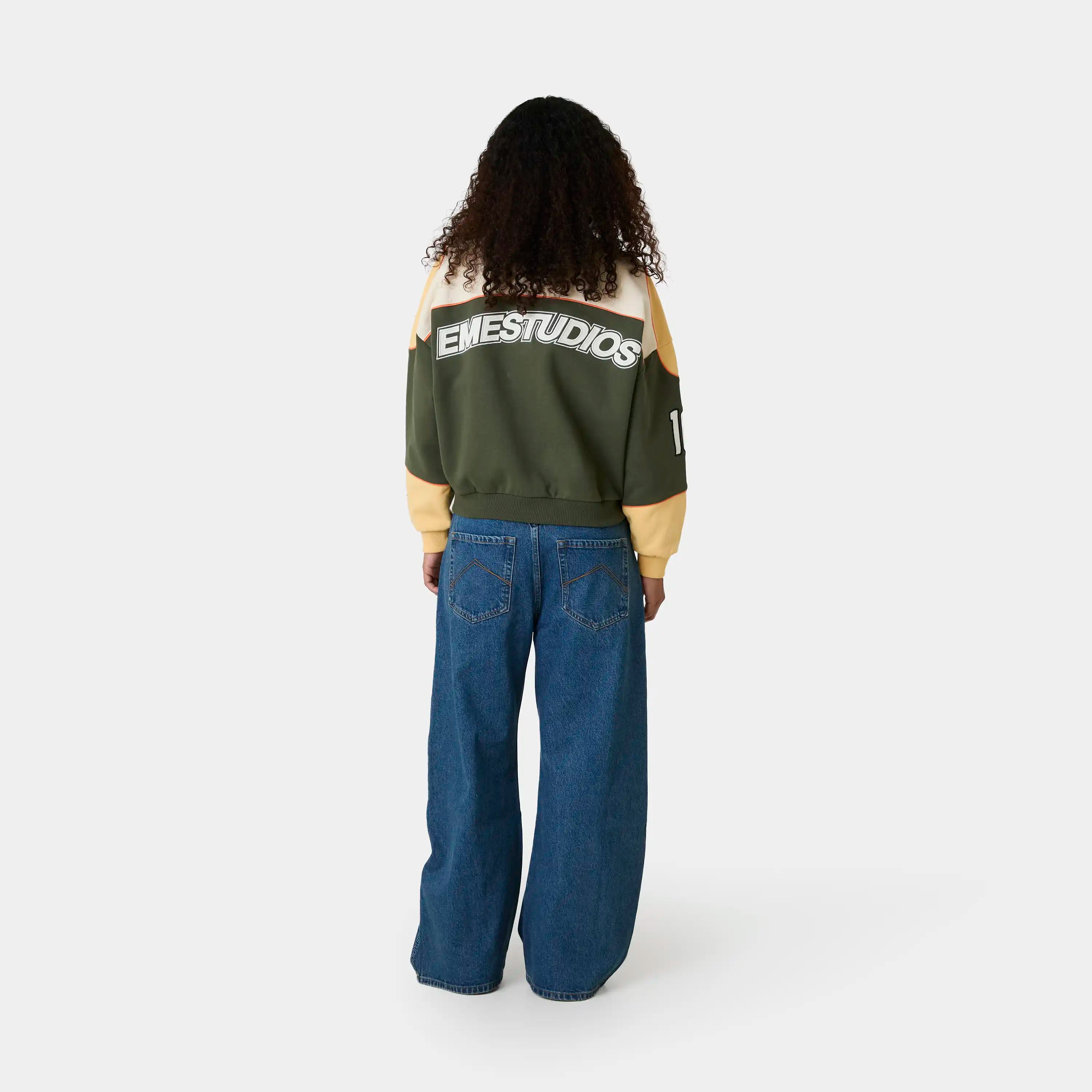 Campus Forest Oversized Crewneck Sweatshirts Eme Studios