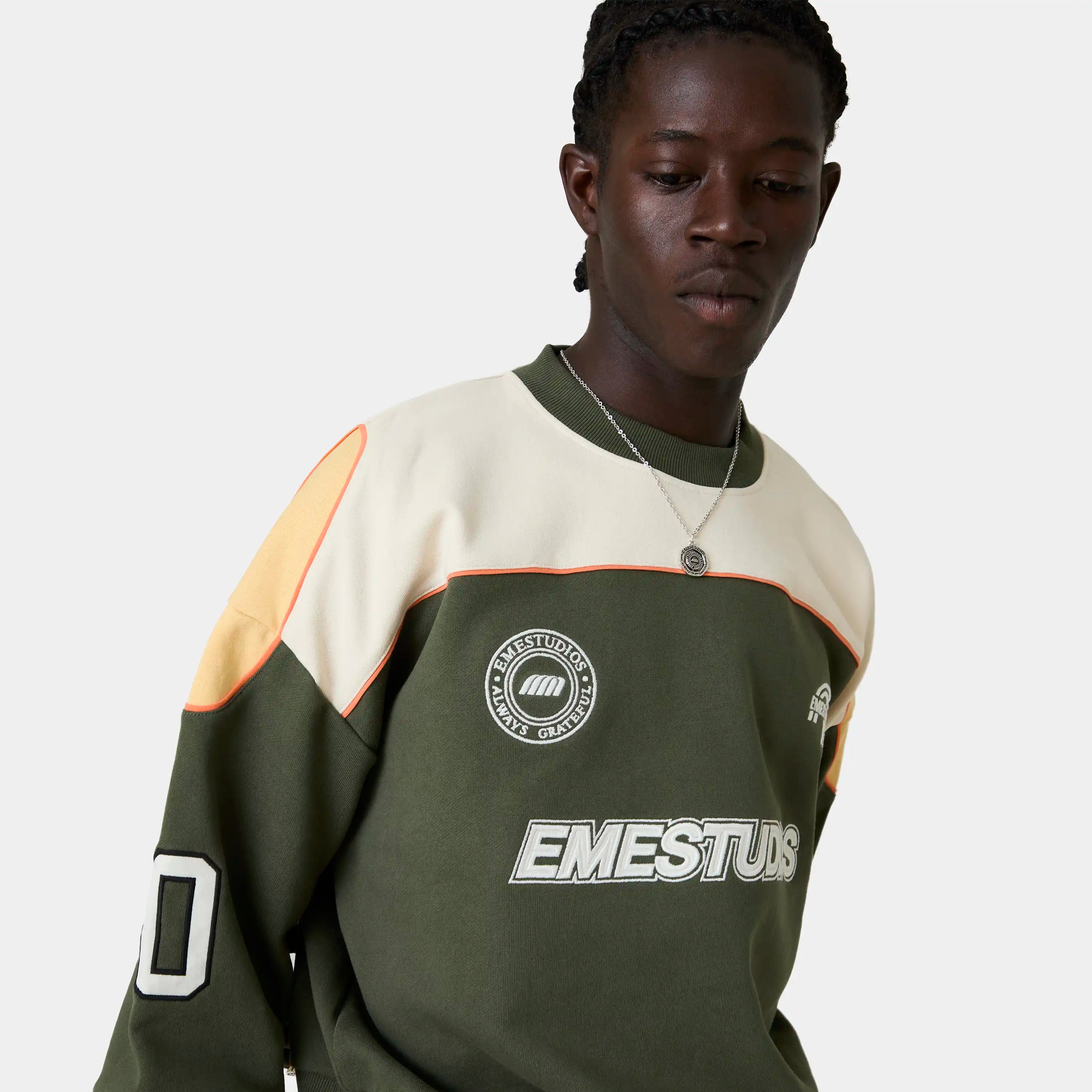 Campus Forest Oversized Crewneck Sweatshirts Eme Studios
