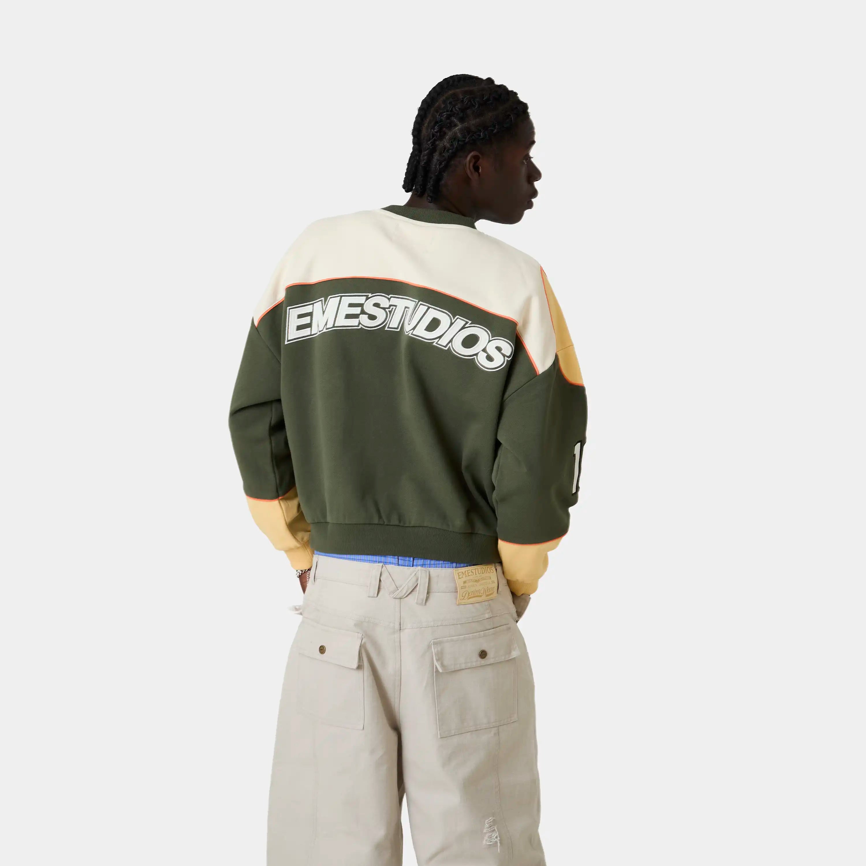 Campus Forest Oversized Crewneck Sweatshirts Eme Studios