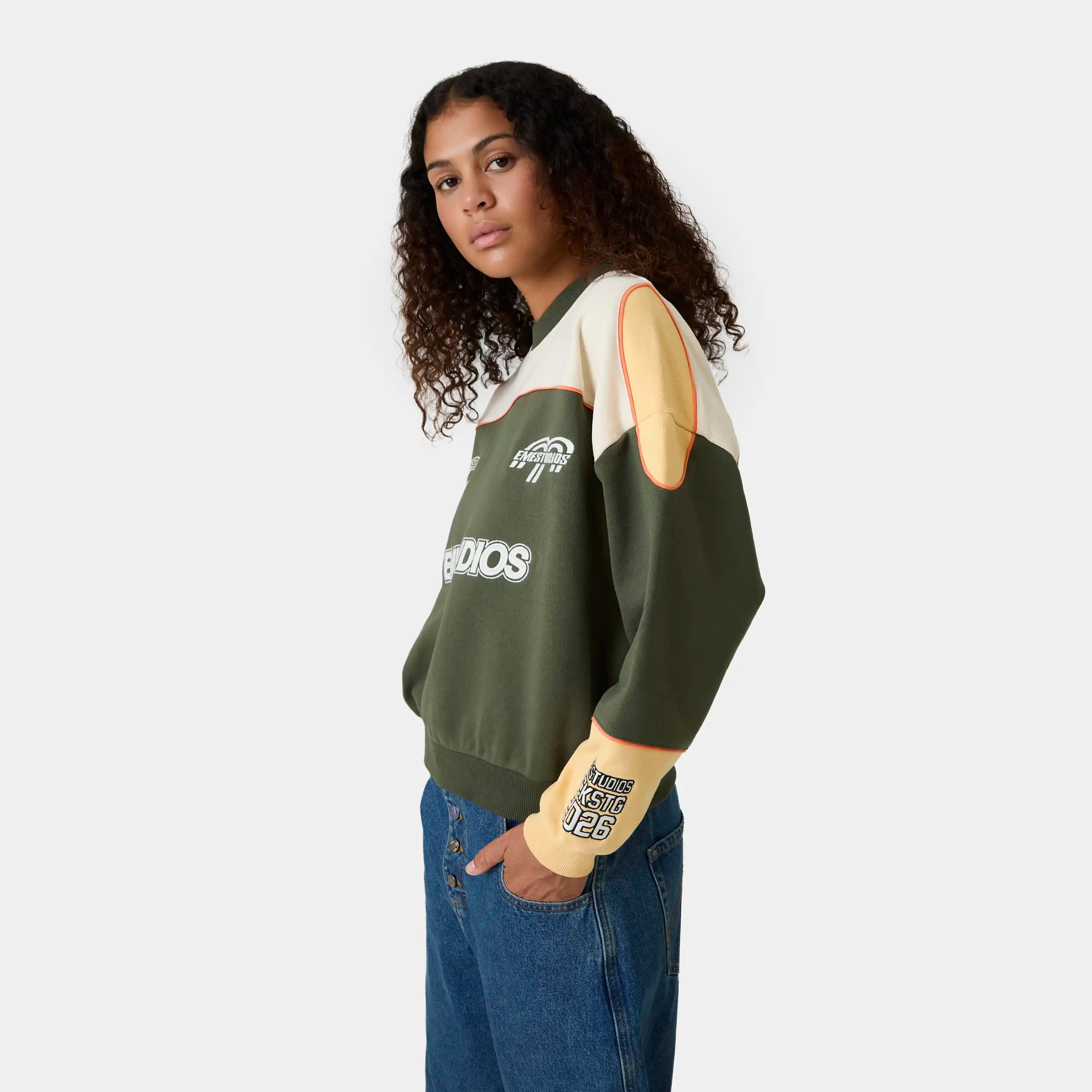 Campus Forest Oversized Crewneck Sweatshirts Eme Studios
