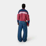 Campus Navy Oversized Crewneck Sweatshirts Eme Studios