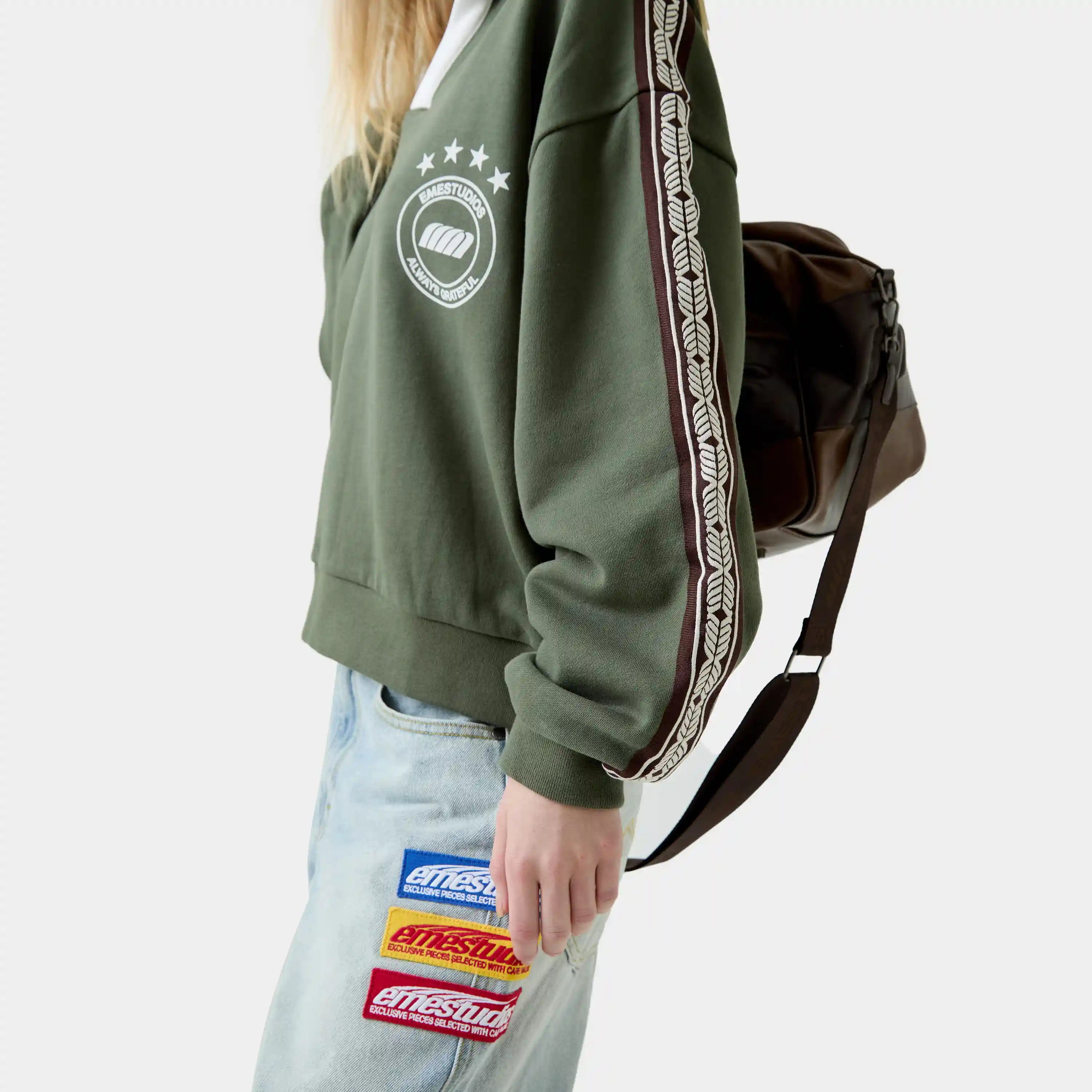 Cane Forest Polo Crewneck Sweatshirts Eme Studios