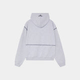 Capri Heather Grey Full Zip Hoodies eme